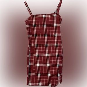 GIRLS SIZE 14 PLAID DRESS